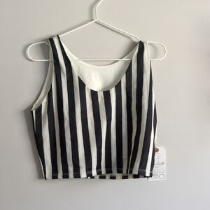 State Striped Black and White 2-piece Swimsuit